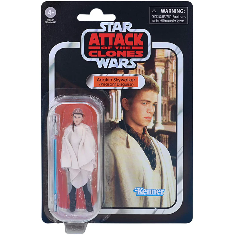 Star Wars The Vintage Collection Anakin Skywalker (Peasant Disguise) Toy, 3.75-Inch-Scale Attack of The Clones Action Figure