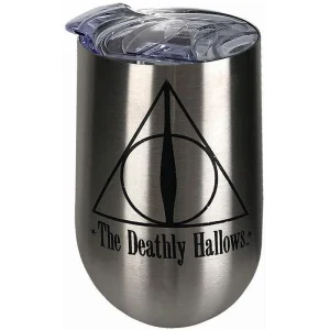 Spoontiques Deathly Hallows Stainless Steel Tumbler, Silver