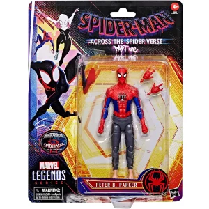 Spider-Man Marvel Legends Series Across The Spider-Verse Peter B Parker 6-inch Action Figure