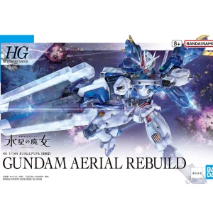 Bandai Hobby - 1/144 HG #19 The Witch From Mercury - Gundam Aerial Rebuild, Model Kit