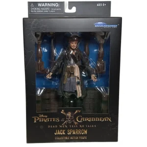 DIAMOND SELECT TOYS Pirates of The Caribbean: Dead Men Tell No Tales: Jack Sparrow Action Figure