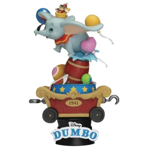 Beast Kingdom Disney Classic Animation Series: Dumbo DS-060 D-Stage Statue, 6 inches