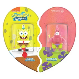 SpongeBob SquarePants ReAction Figures 2-Pack - SpongeBob and Patrick (Glitter) (SDCC Exclusive)
