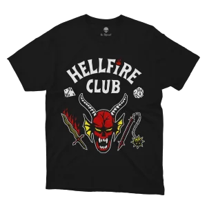Be Different's Stranger Thing's Hell Fire Club T-Shirt