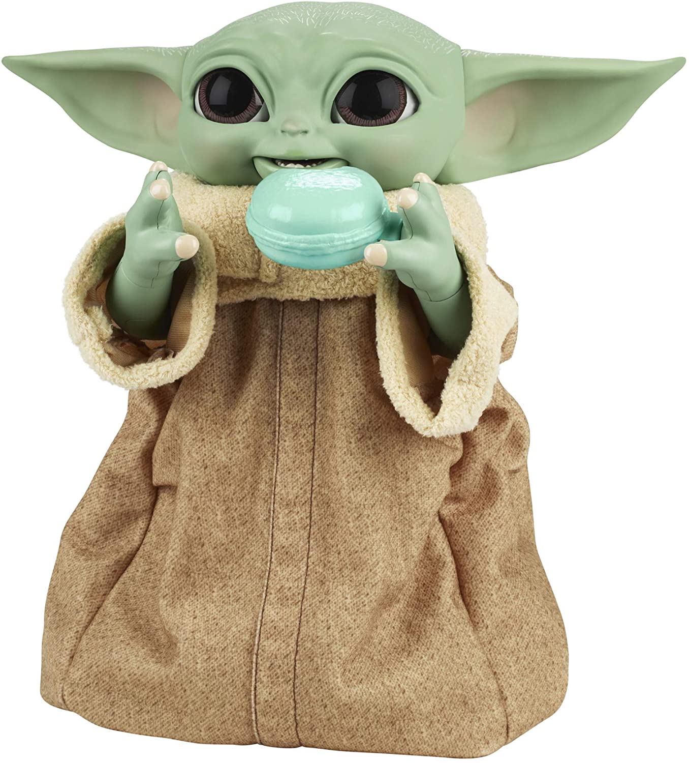 STAR WARS Galactic Snackin’ Grogu 9.25-Inch-Tall Animatronic Toy with Over 40 Sound and Motion Combinations and Interactive Accessories - Imagen 3
