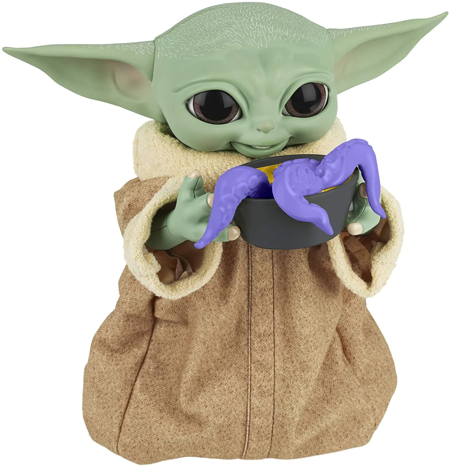 STAR WARS Galactic Snackin’ Grogu 9.25-Inch-Tall Animatronic Toy with Over 40 Sound and Motion Combinations and Interactive Accessories - Imagen 5