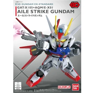 Bandai Hobby SD - Gundam Seed - GAT-X105+AQM/E-X01 Aile Strike Gundam Model Kit