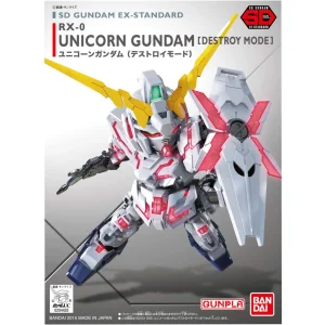Bandai Hobby SD EX-Standard - Gundam Unicorn - RX-0 Unicorn Gundam Model Kit